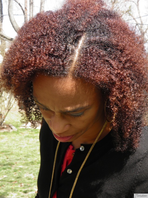 JTwisdom's natural curls.